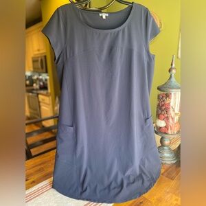 EUC T By Talbots Active Navy Dress